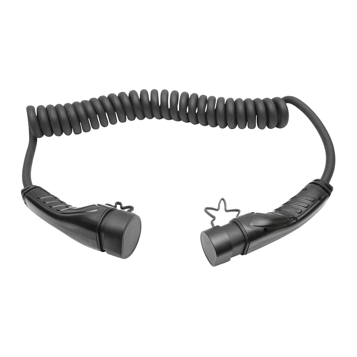 Charging cable 230V, 5M, Type 2, for electric cars 7KW, 32A, single phase, IP55